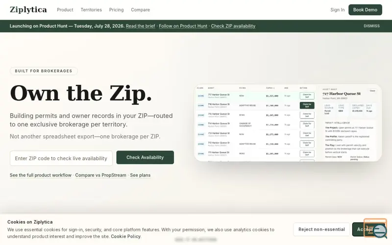 Screenshot of Ziplytica