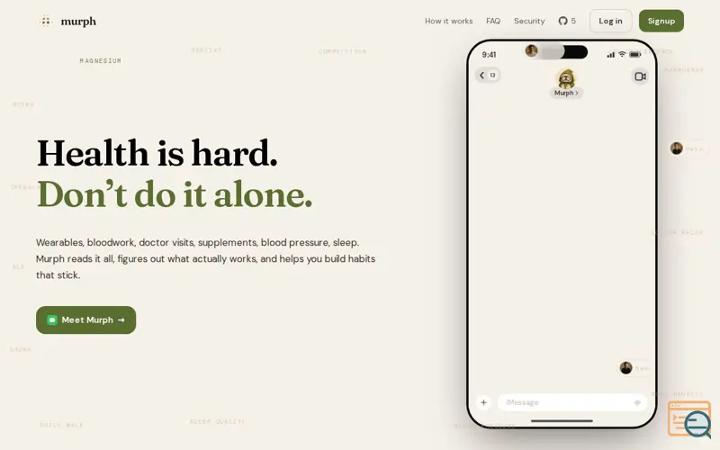 Screenshot of OpenClaw for Your Health