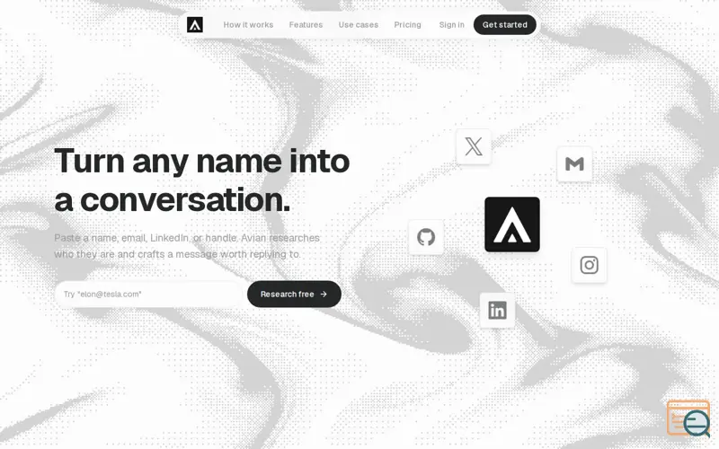 Screenshot of Avian, a launch using Convex