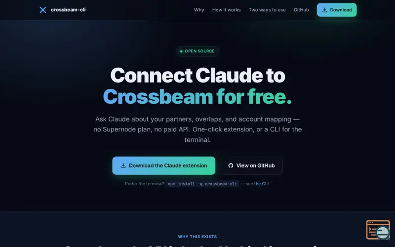 Screenshot of Crossbeam-CLI