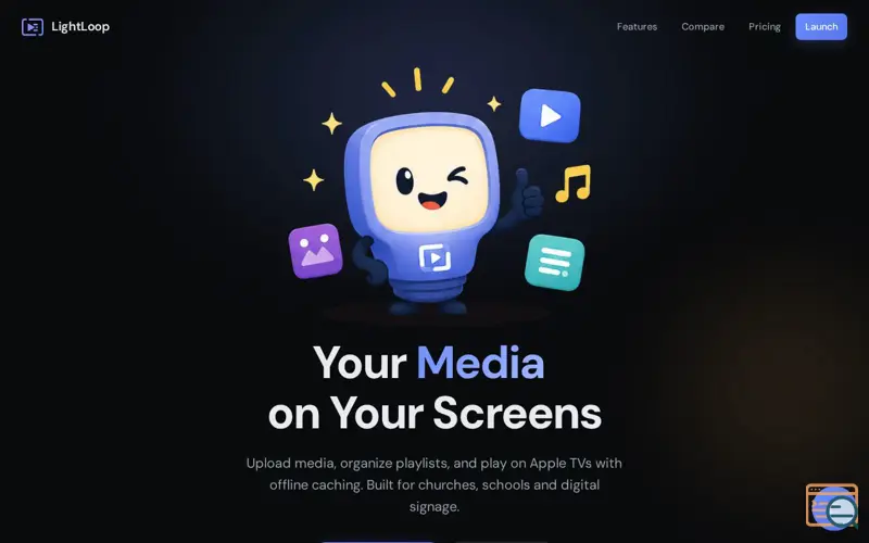 Screenshot of LightLoop
