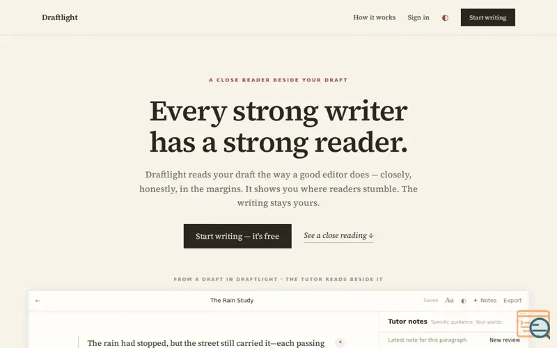 Screenshot of Draftlight