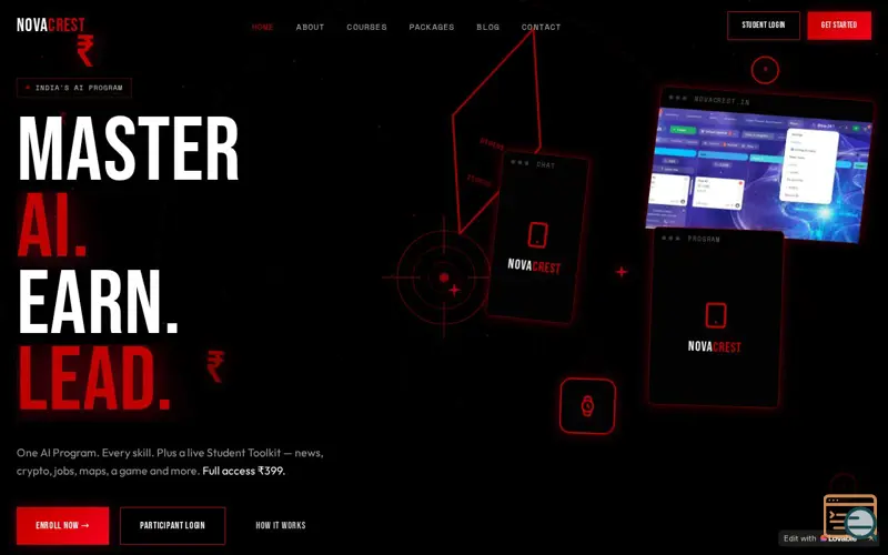 Screenshot of Novacrest - The Community