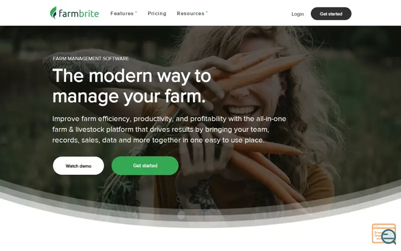 Screenshot of Farmbrite, a launch using ActiveCampaign