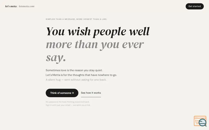 Screenshot of Let's Metta