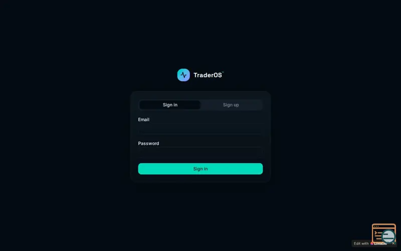 Screenshot of TraderOS™