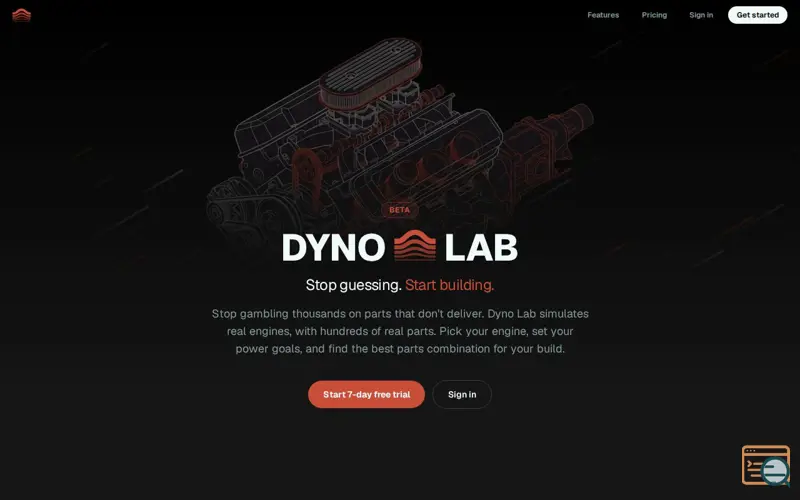 Screenshot of Dyno Lab