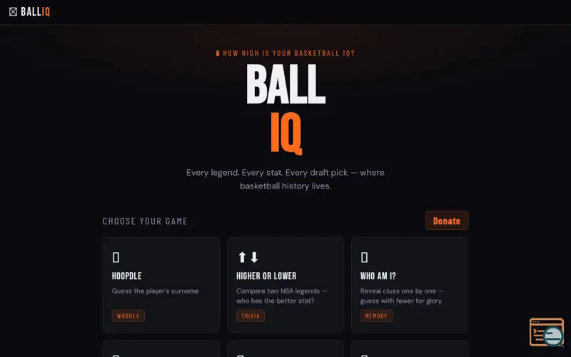 Screenshot of BALL IQ
