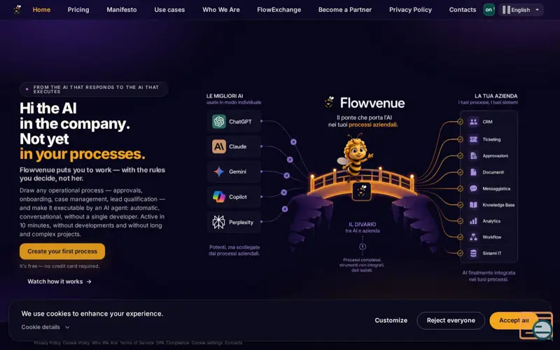 Screenshot of Flowvenue