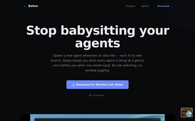 Screenshot of Baton