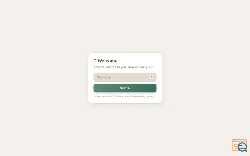 Screenshot of AmicoAI