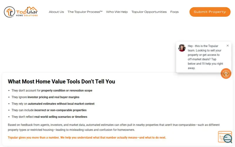 Screenshot of Topular AI