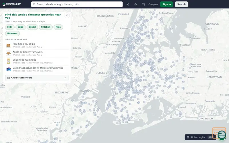 Screenshot of Sbnyc