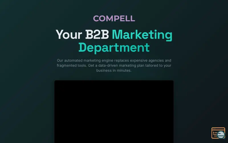 Screenshot of COMPELL, a launch using Synthesia