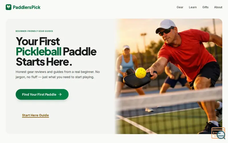 Screenshot of PaddlersPick