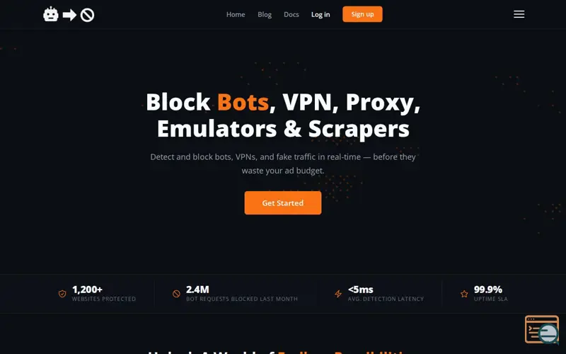 Screenshot of BlockBots