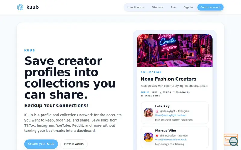 Screenshot of Kuub