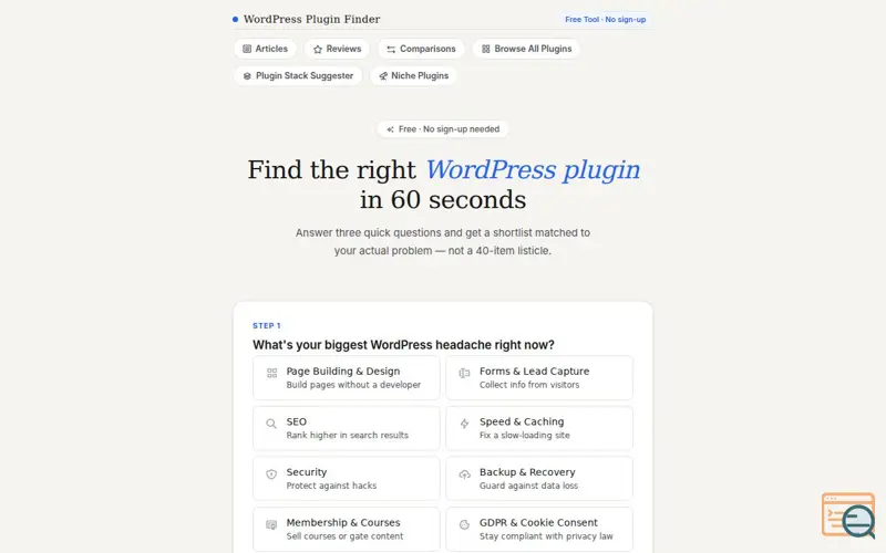 Screenshot of Find Right Plugin, a launch using LaunchBoard