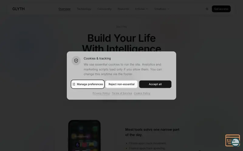 Screenshot of GLYTH