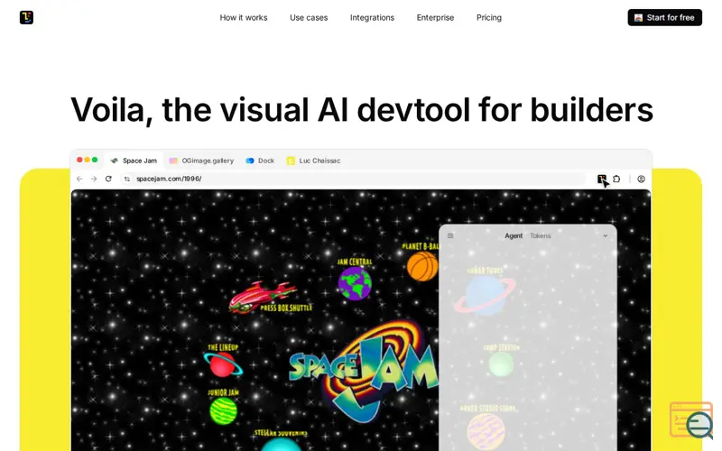 Screenshot of Voila