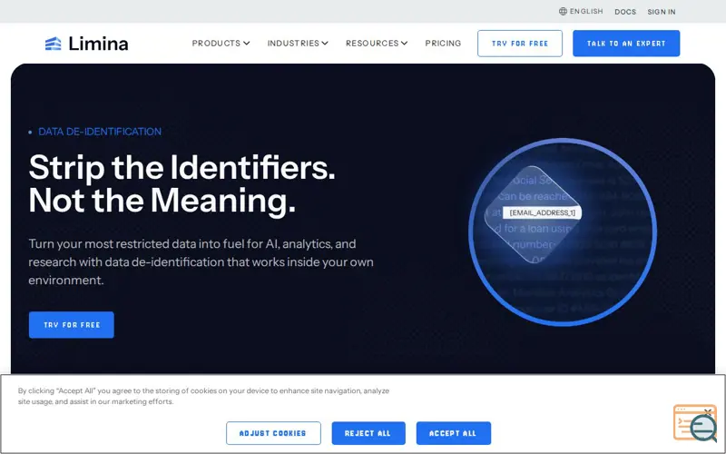 Screenshot of Limina