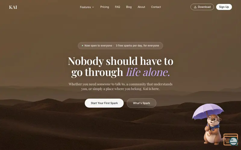 Screenshot of Together with Kai