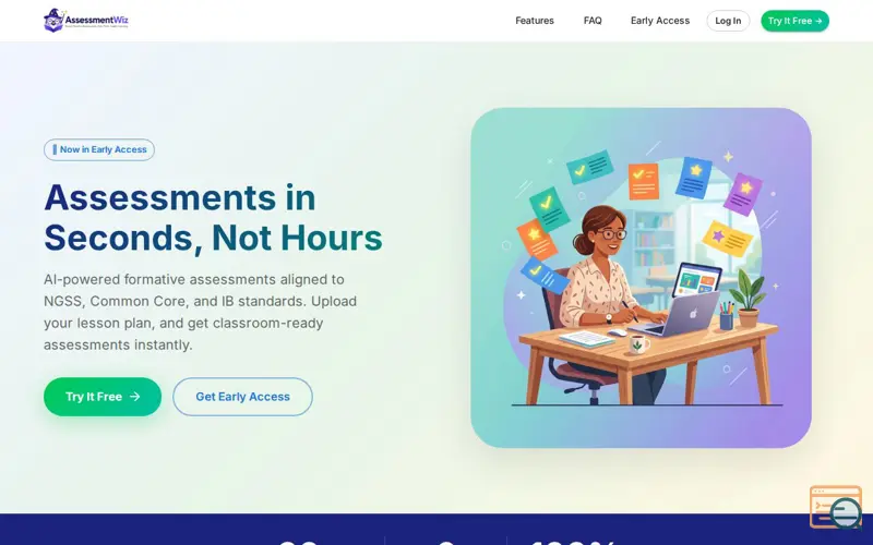Screenshot of AssessmentWiz
