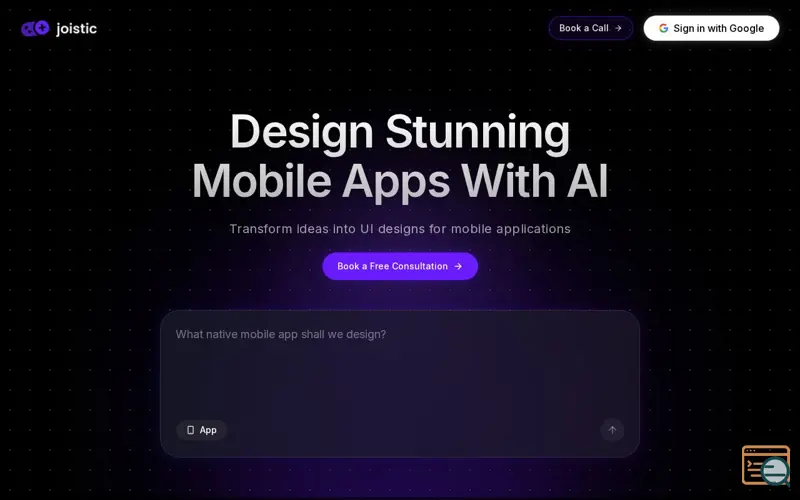 Screenshot of Joistic AI