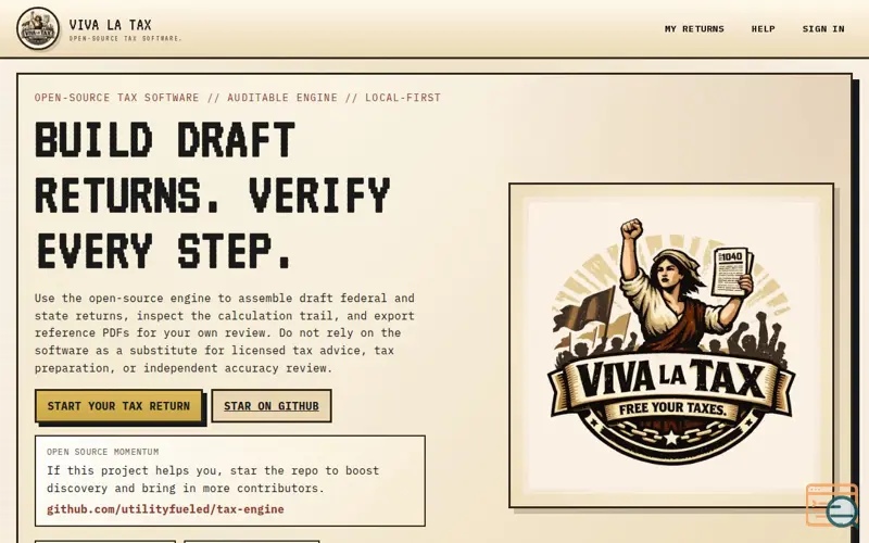 Screenshot of Viva La Tax