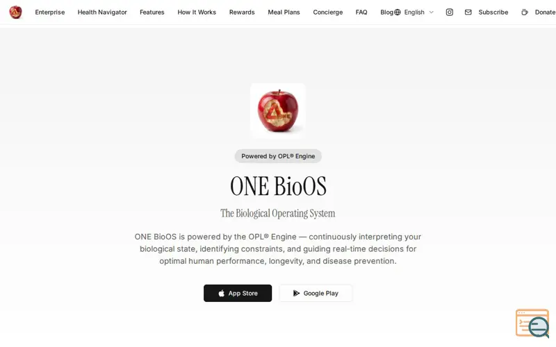 Screenshot of ONE BioOS