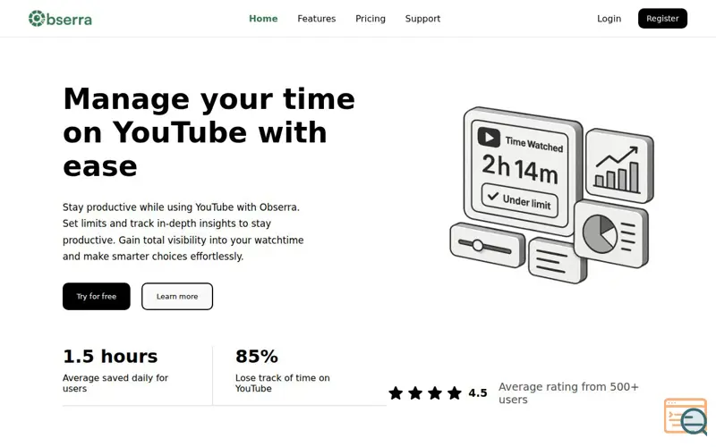 Screenshot of Obserra - YouTube Modifications