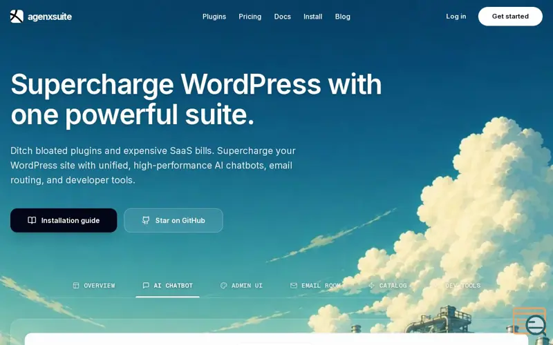 Screenshot of AgenX Suite