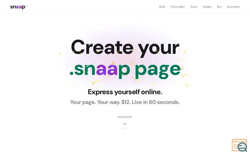 Screenshot of snaap