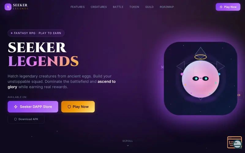 Screenshot of SeekerLegends