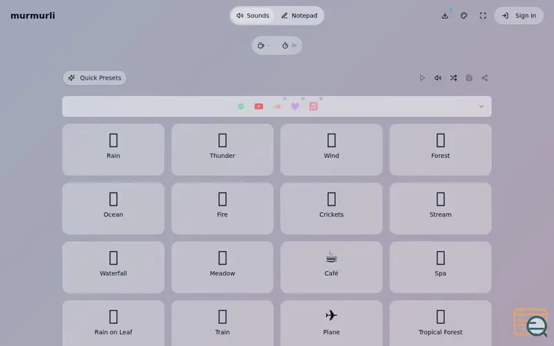 Screenshot of Murmurli