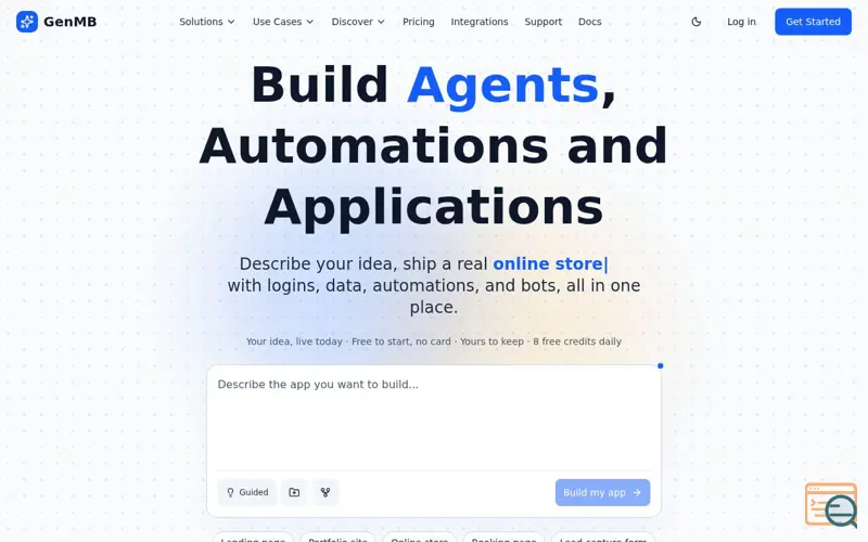 Screenshot of GenMB