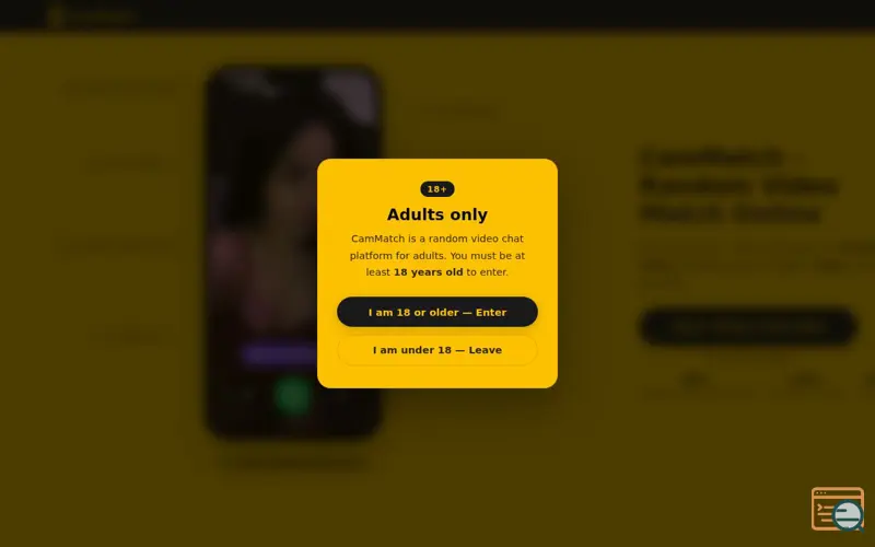 Screenshot of CamMatch