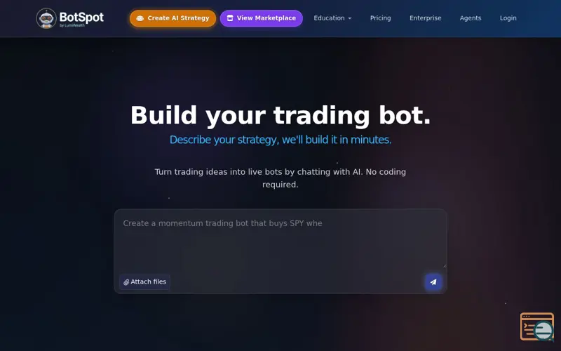 Screenshot of BotSpot