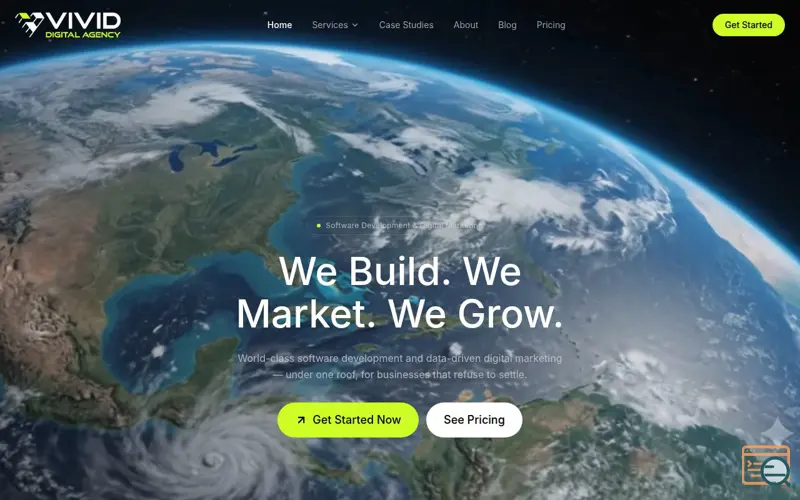 Screenshot of The Vivid Digital