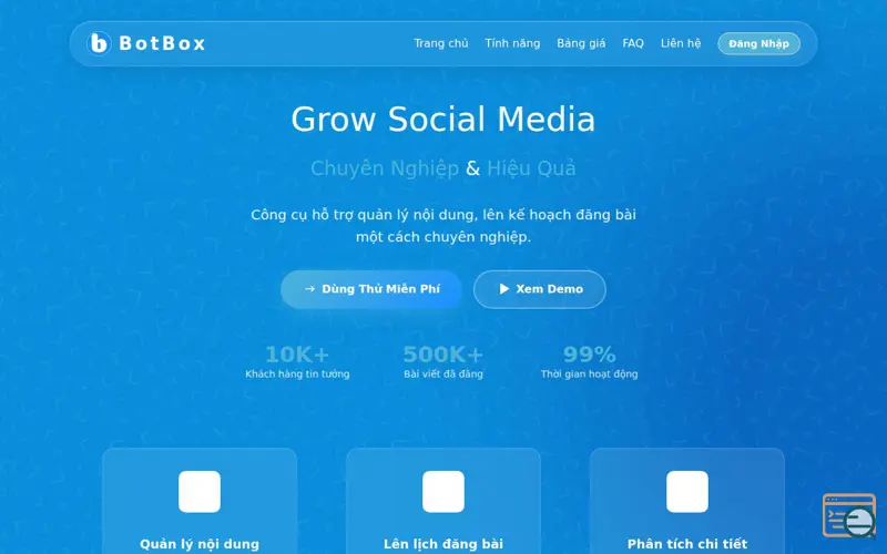 Screenshot of BotBox