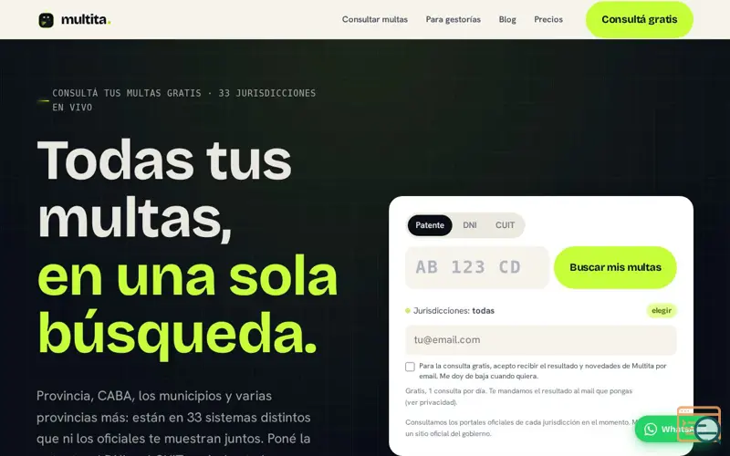 Screenshot of Multita