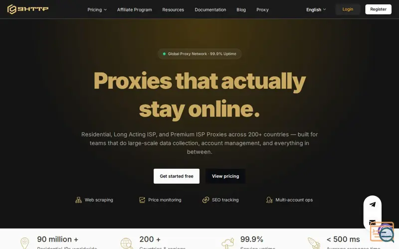Screenshot of 9HTTP