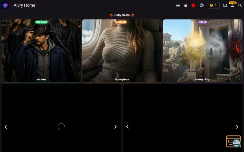 Screenshot of Aivry