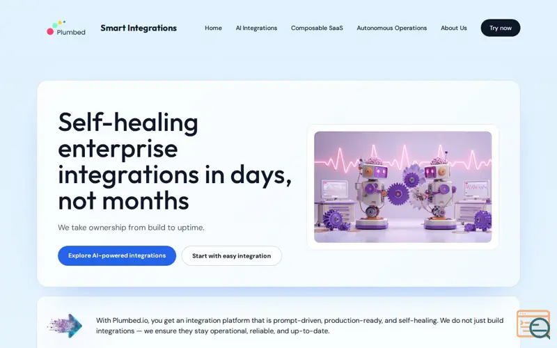 Screenshot of Self-Healing Integrations
