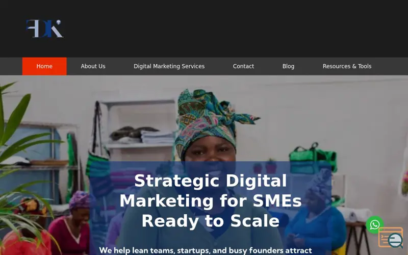 Screenshot of Florens Kairos Digitals, a launch using LaunchIgniter