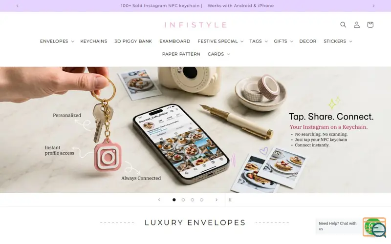 Screenshot of Infistyle.co