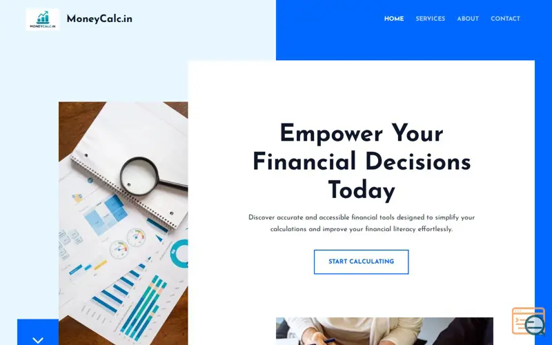 Screenshot of MoneyCalc