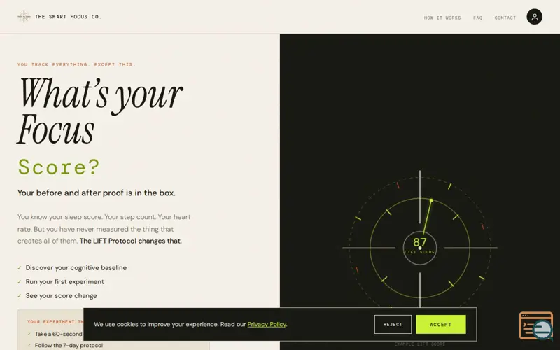 Screenshot of The Smart Focus 