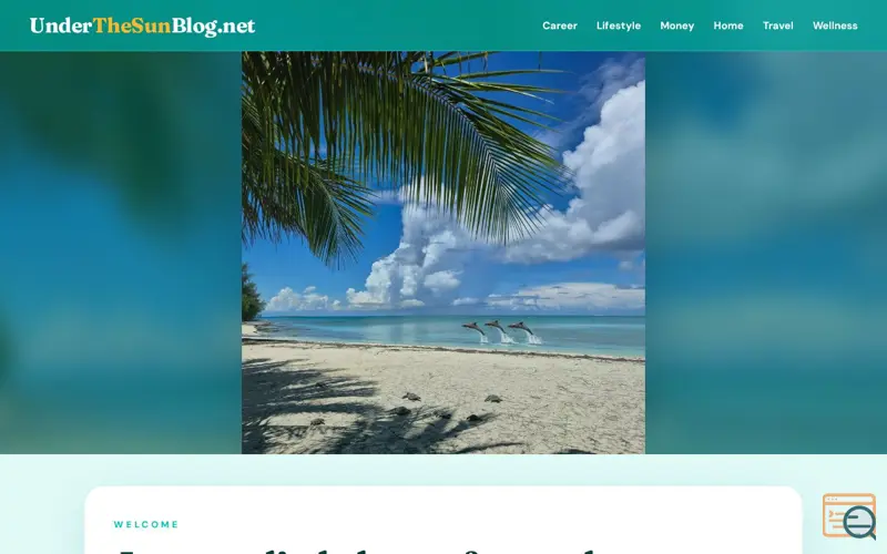 Screenshot of UnderTheSunBlog.net