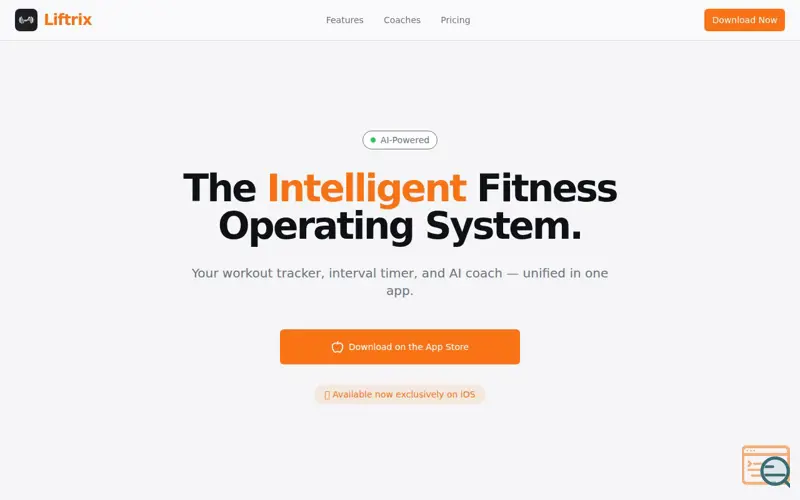 Screenshot of Liftrix